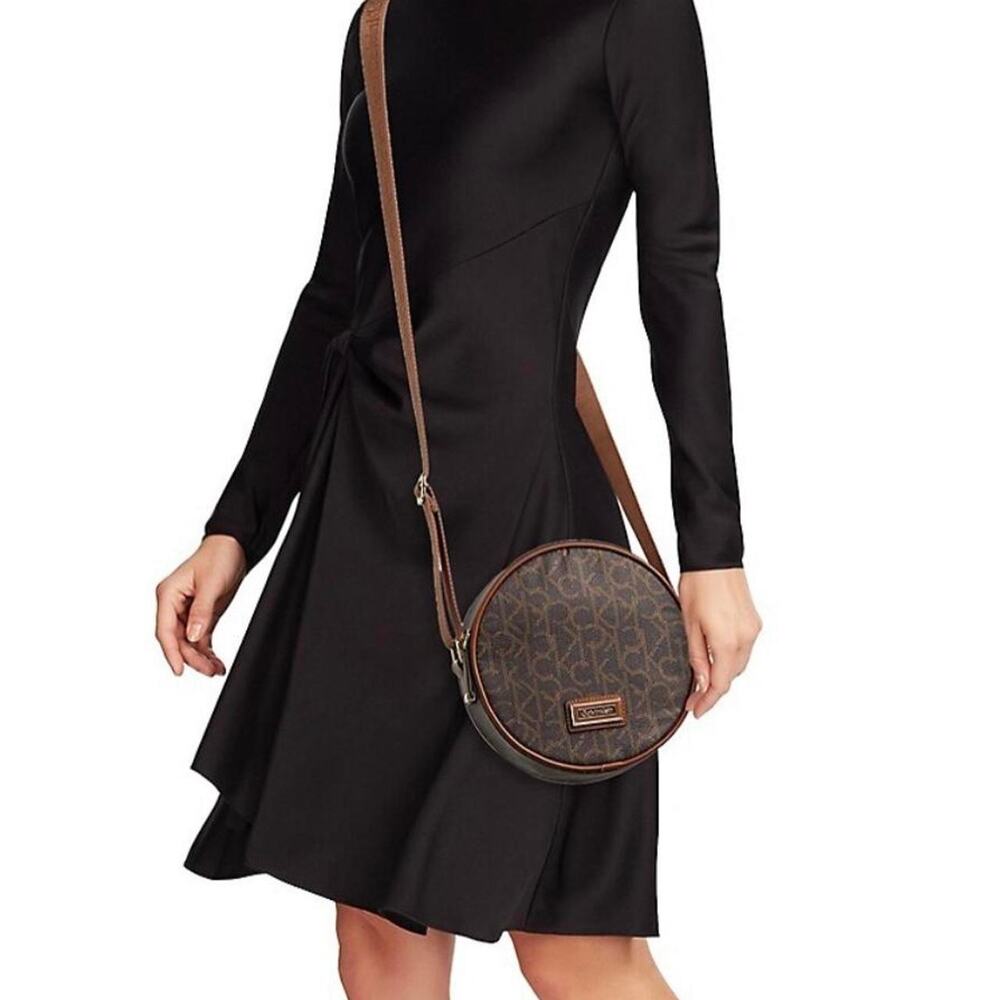Calvin Klein Belfast Monogram Round Crossbody